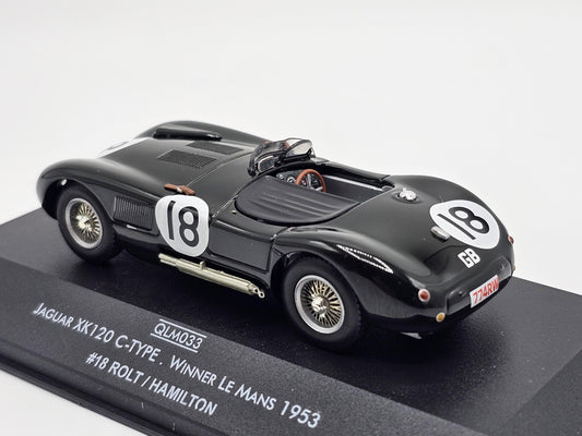1/43 1953 Jaguar XK120 C-Type - Rolt / Hamilton - Quartzo | Model Le Mans Car