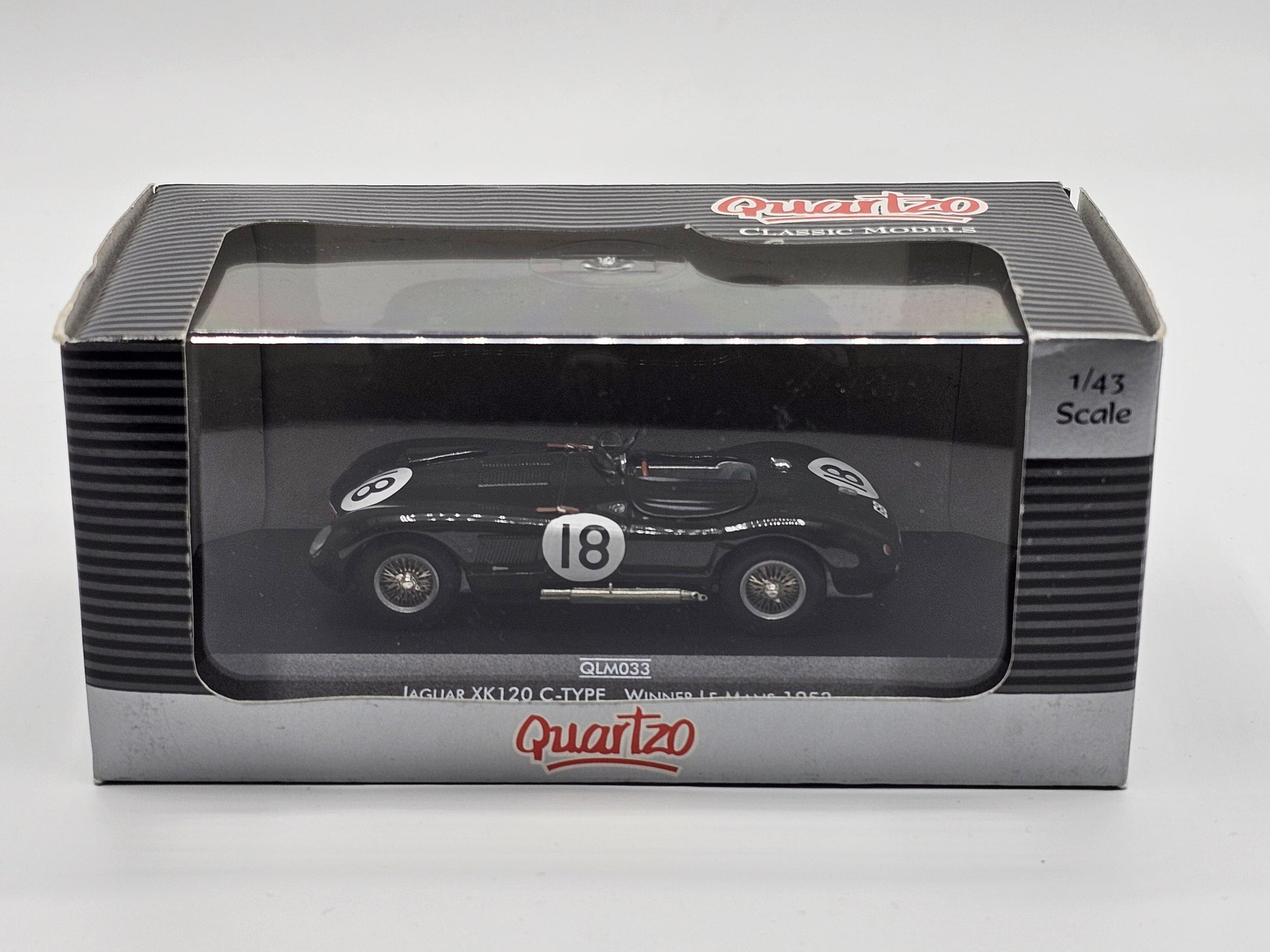 1/43 1953 Jaguar XK120 C-Type - Rolt / Hamilton - Quartzo | Model Le Mans Car