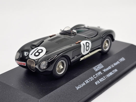 1/43 1953 Jaguar XK120 C-Type - Rolt / Hamilton - Quartzo | Model Le Mans Car