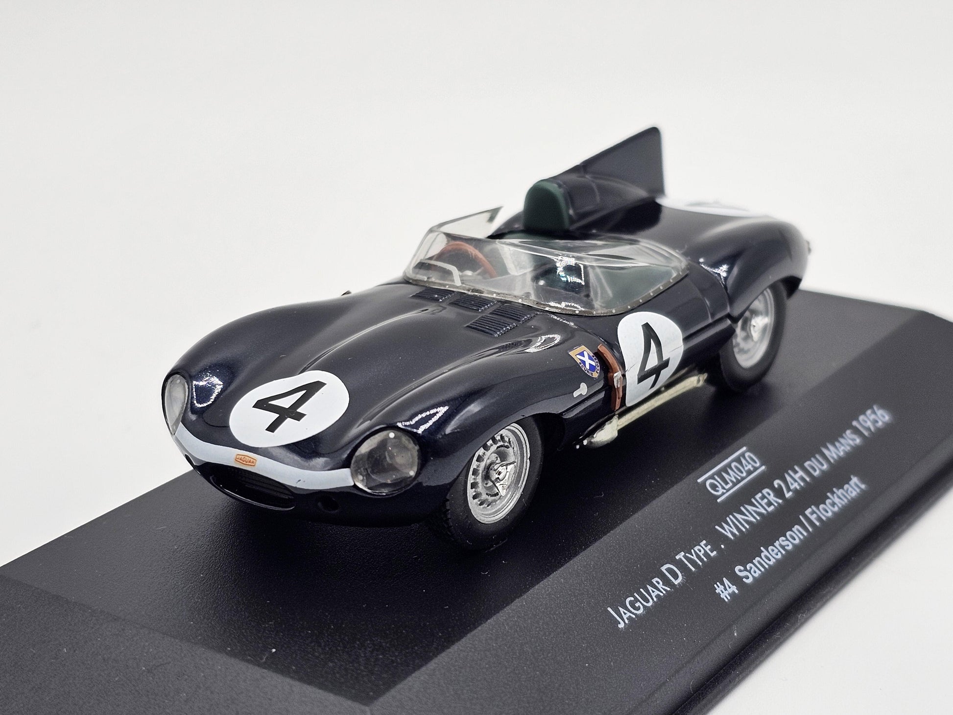 1/43 1956 Jaguar D-Type - Sanderson / Flockhart - Quartzo | Model Le Mans Car