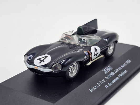 1/43 1956 Jaguar D-Type - Sanderson / Flockhart - Quartzo | Model Le Mans Car
