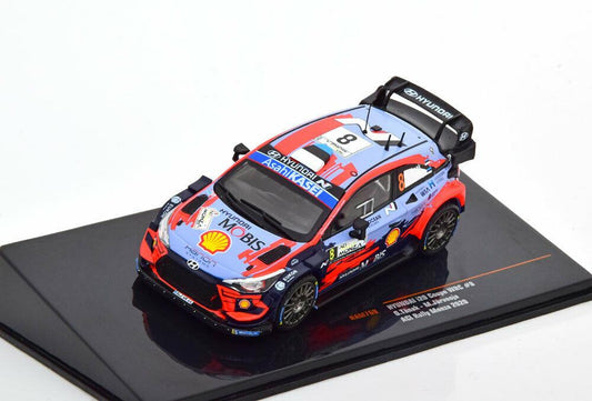 1/43 2020 Hyundai i20 Coupe WRC - ACI Rally Monza - Tanak / Jarveoja | Model Rally Car