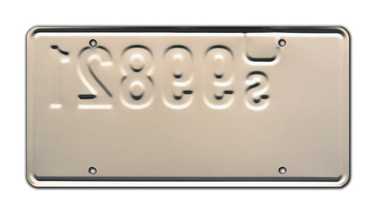 s99821 - Blade Runner 2049 - Officer K's Spinner | License Plate