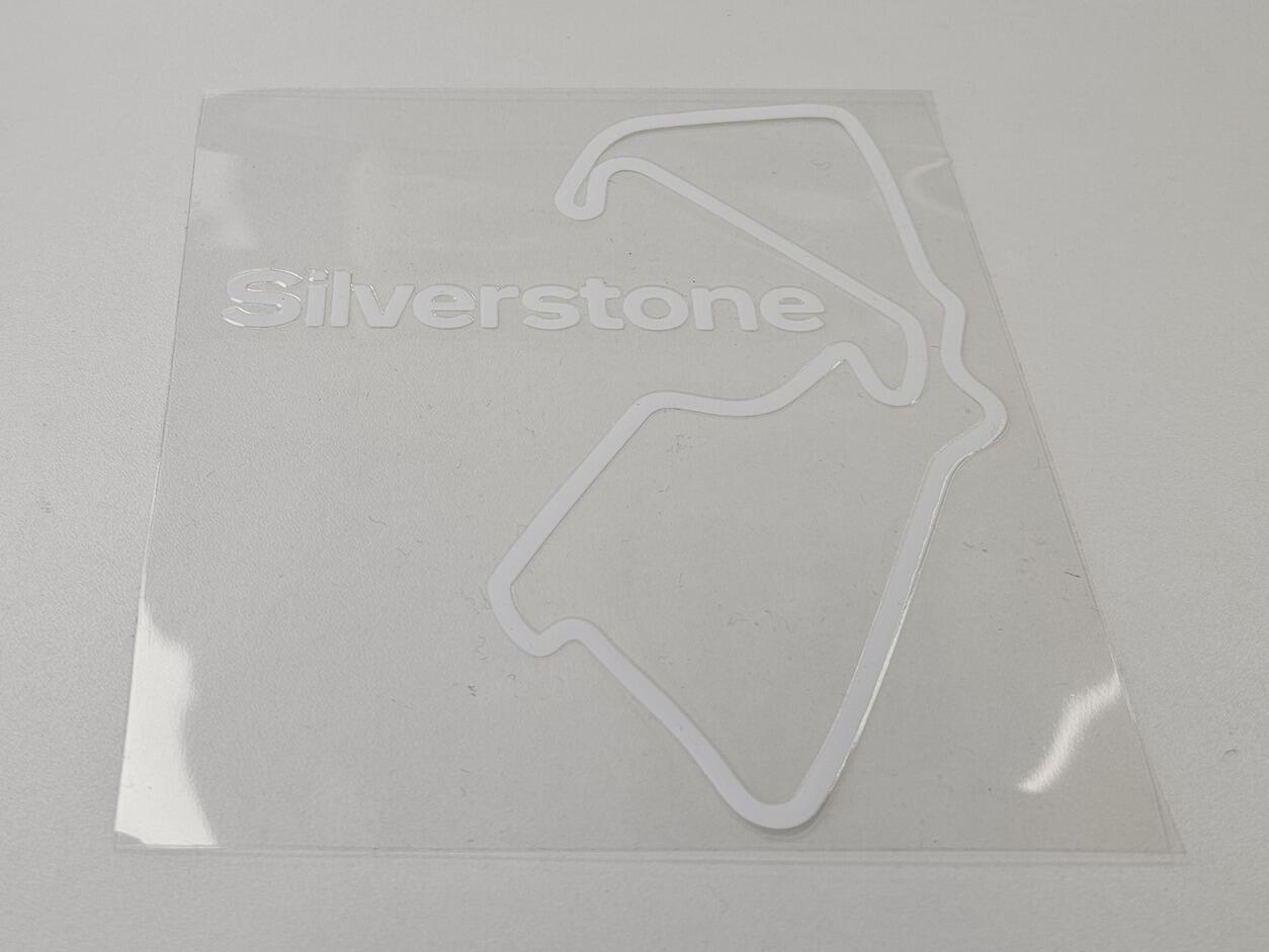 Silverstone Race Track Outline Decal Sticker