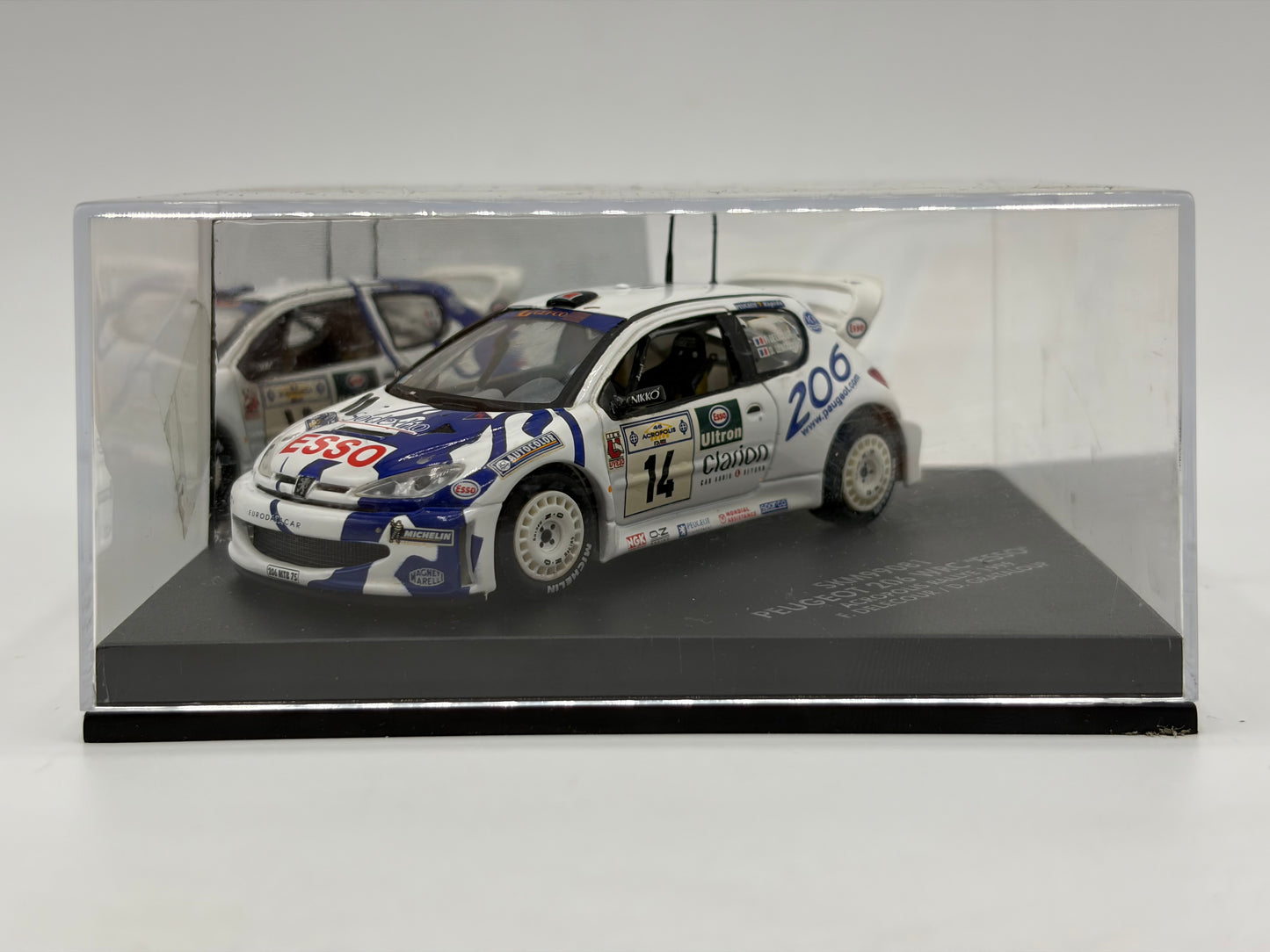 1/43 1999 Peugeot 206 WRC - Acropolis Rallye - Delecour / Grataloup - Skid
