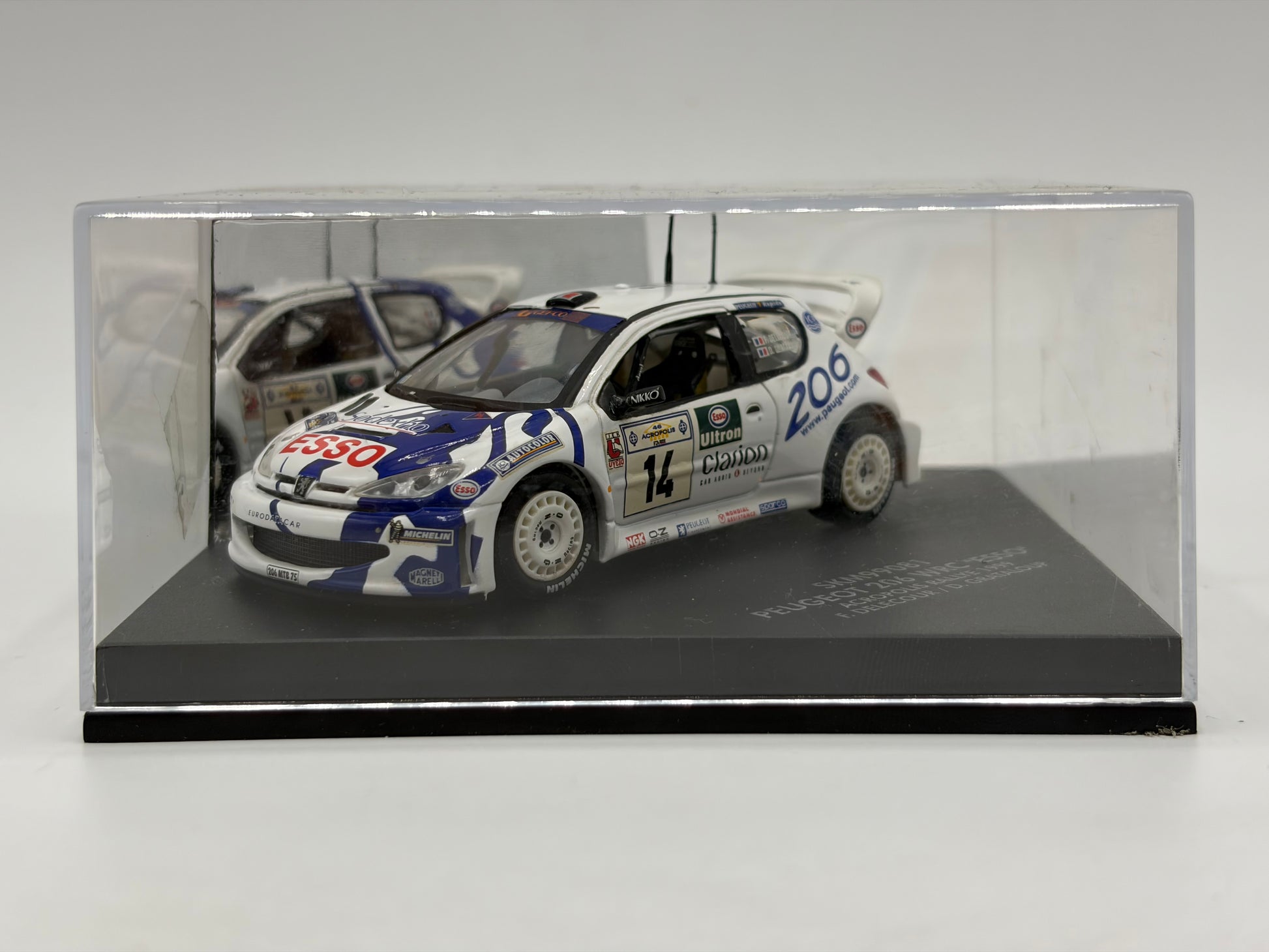 1/43 1999 Peugeot 206 WRC - Acropolis Rallye - Delecour / Grataloup - Skid