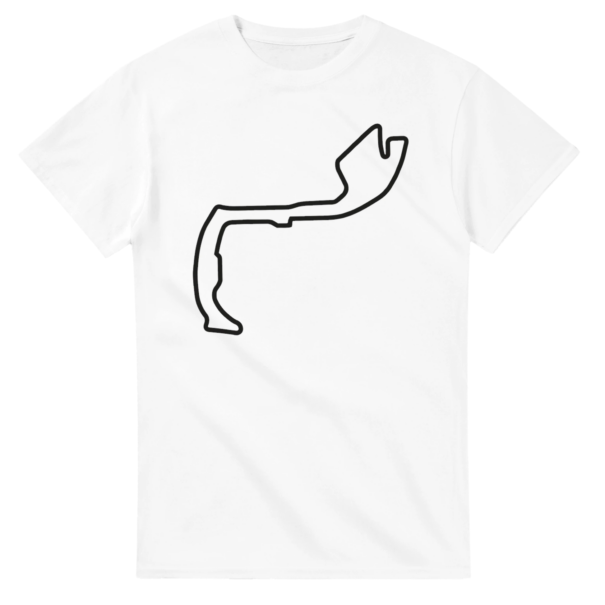Monaco Race Track Outline T-Shirt