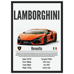 010 Lamborghini Revuelto Poster - Precision Collection