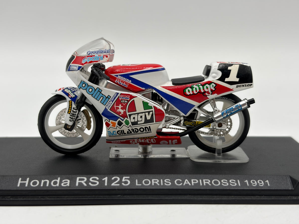 1/24 1991 Honda RS125 - Loris Capirossi | Champion Racing Bikes