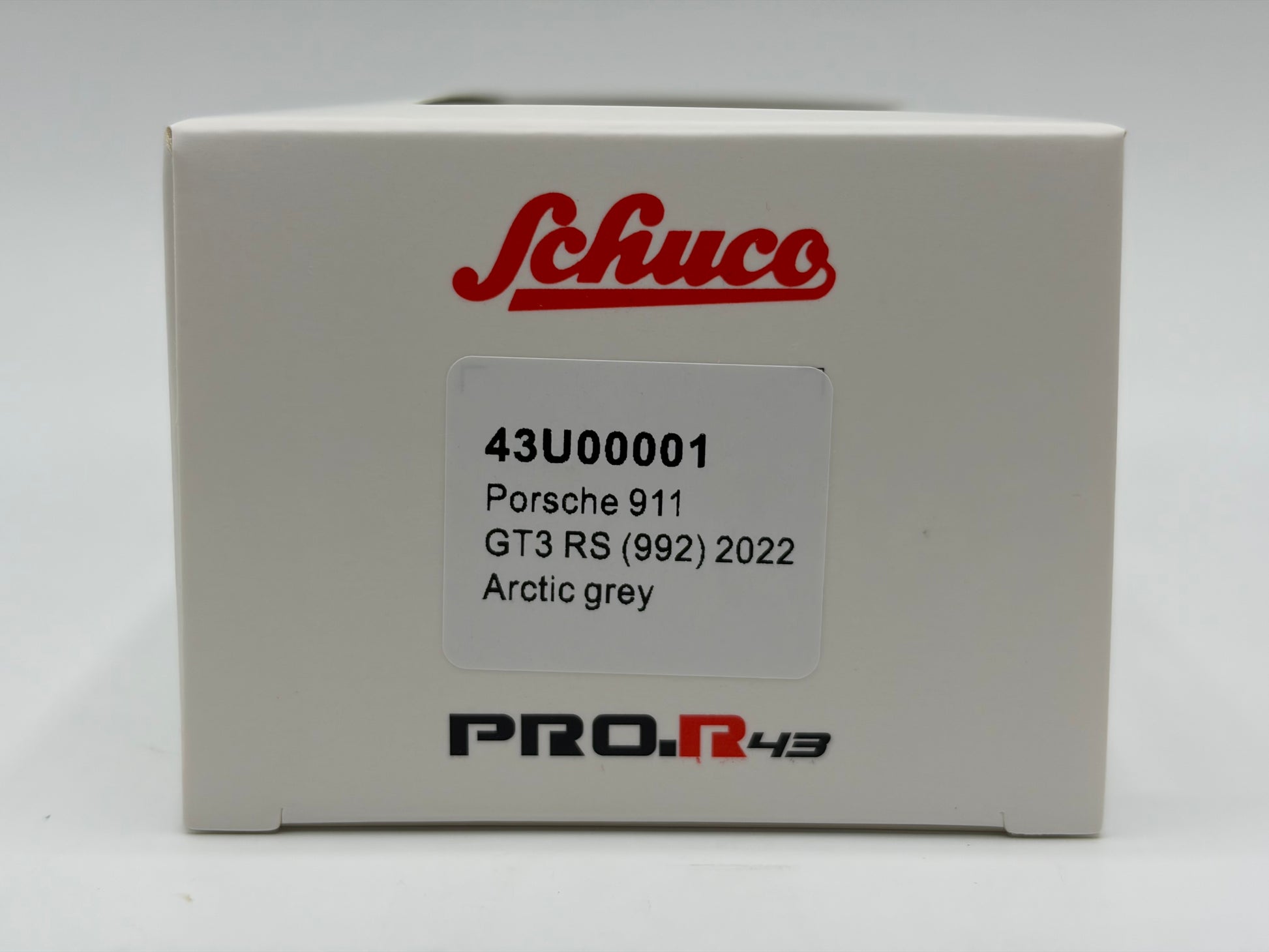1/43 2022 Porsche 911 GT3 RS (992) - Arctic Grey - Schuco | Model Car