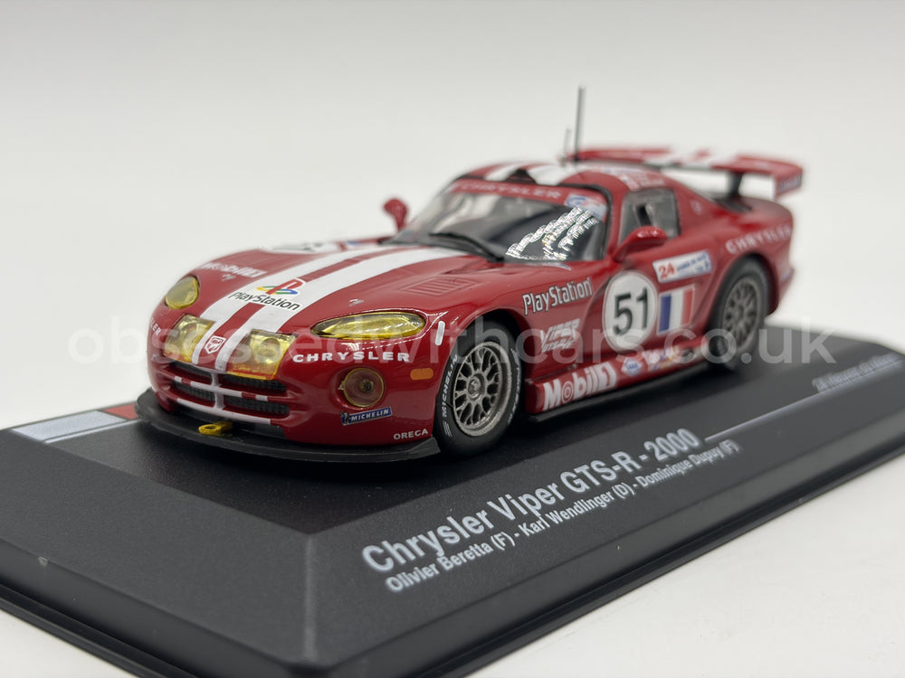 1/43 2000 Chrysler Viper GTS-R - Beretta / Wendlinger / Dupuy | Model Le Mans Car