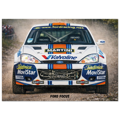 Ford Focus Poster - Rally Legends Collection