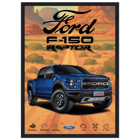 362 Ford F-150 Raptor Poster - Abstract Collection