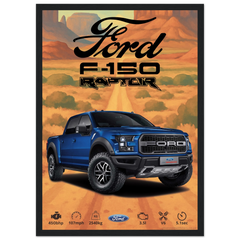 362 Ford F-150 Raptor Poster - Abstract Collection