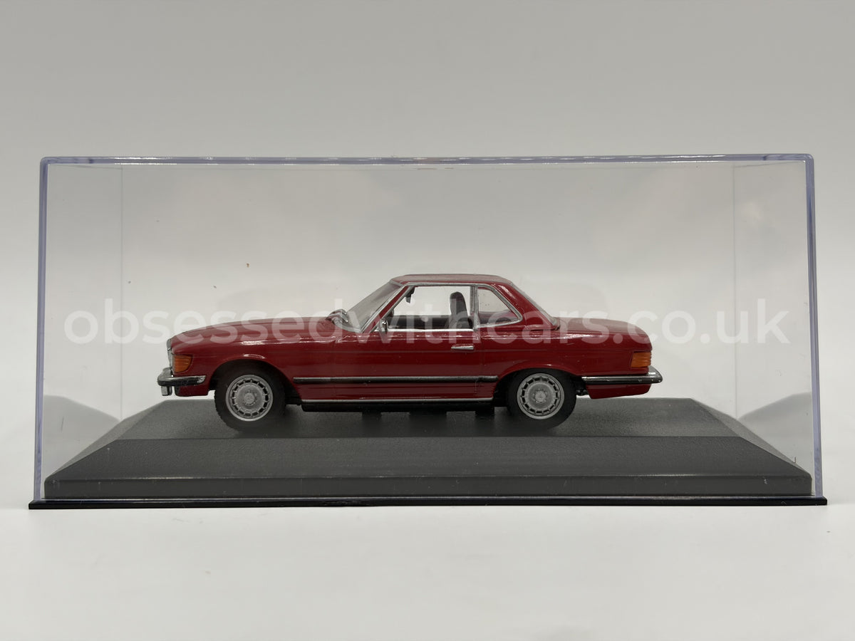 1/43 1971 Mercedes 350 SL Cabriolet - Red - Minichamps | Model Car