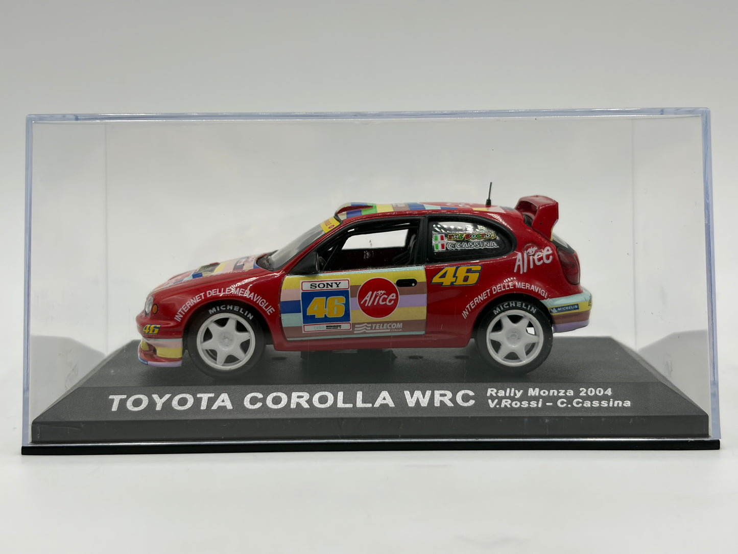 1/43 2004 Toyota Corolla WRC - Rally of Monza - Rossi / Cassina | Model Rally Car