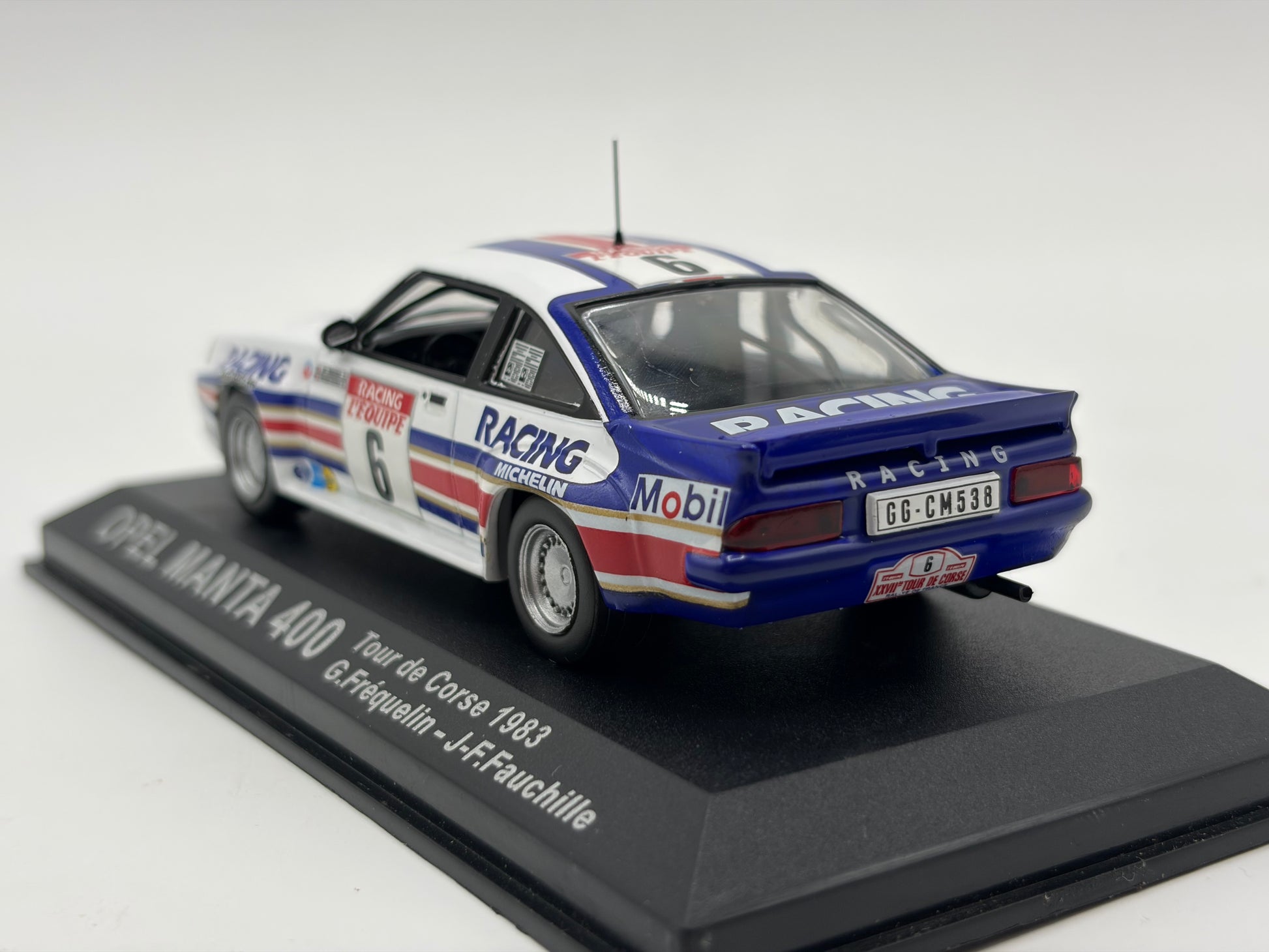 1/43 1983 Opel Manta 400 - Tour de Corse - Frequelin / Fauchille | Model Rally Car