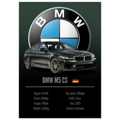 049 BMW M5 CS Poster - Accent Collection