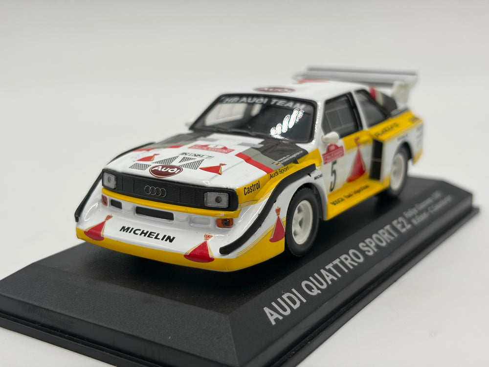 1/43 1985 Audi Quattro Sport E2 - Rallye Sanremo - Rohrl / Geistdorfer | Model Rally Car