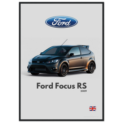 120 Ford Focus RS Poster - Minimalist Collection