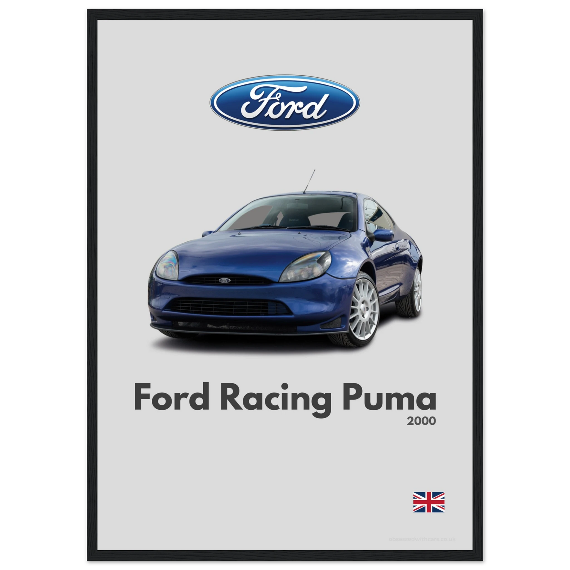Ford Racing Puma Poster- Minimalist Collection