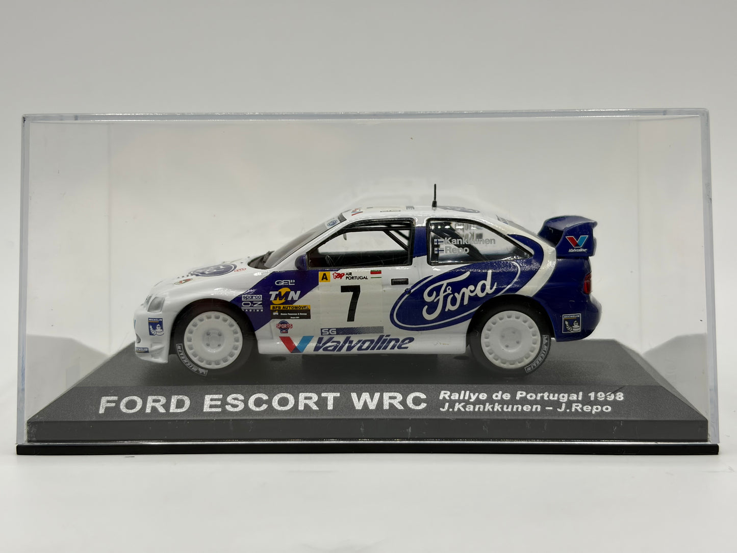1/43 1998 Ford Escort WRC - Rallye de Portugal - Kankkunen / Repo | Model Rally Car