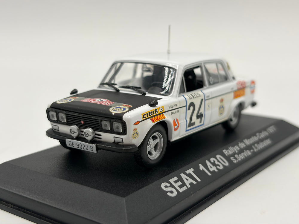 1/43 1977 Seat 1430 - Monte Carlo Rally - Servia / Sabater | Model Rally Car