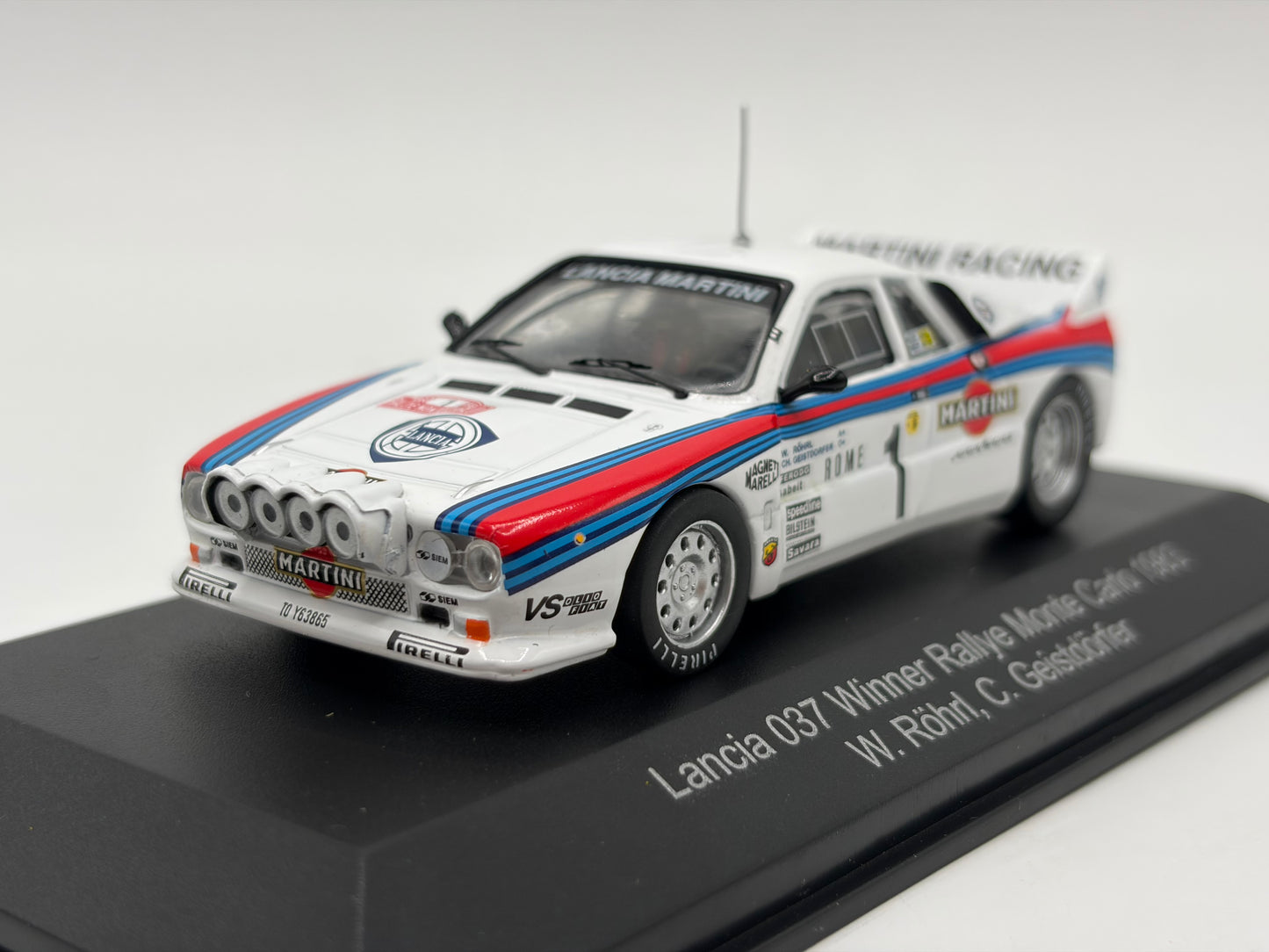 1/43 1983 Lancia 037 - Monte Carlo Rally - Rohrl / Geistdorfer - CMR | Model Rally Car