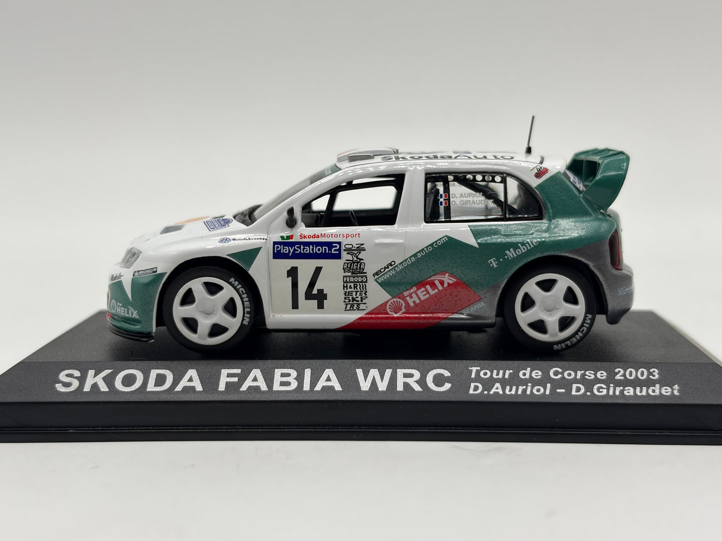 1/43 2003 Skoda Fabia WRC - Tour de Corse - Auriol / Giraudet | Model Rally Car
