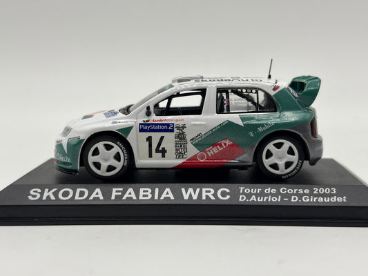1/43 2003 Skoda Fabia WRC - Tour de Corse - Auriol / Giraudet | Model Rally Car