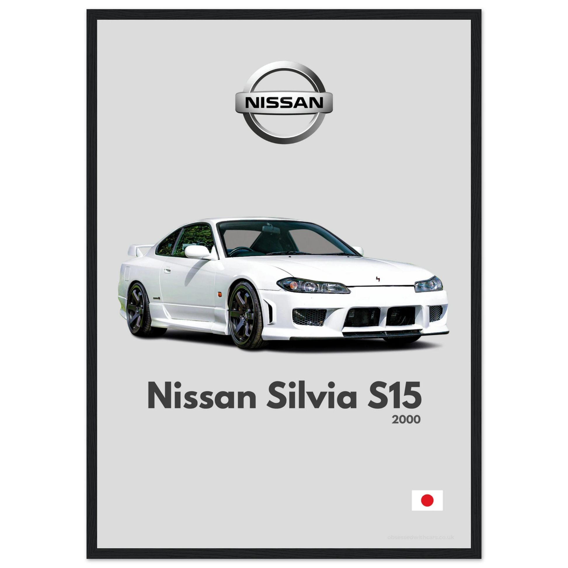 Nissan Silvia S15 Poster - Minimalist Collection