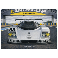 Sauber C9 Poster - Le Mans Legends Collection