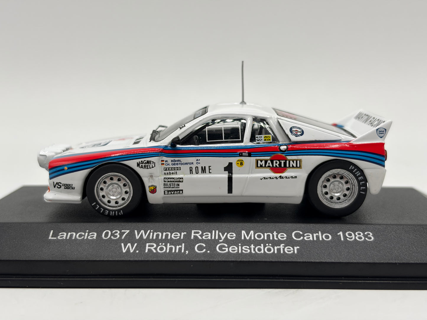 1/43 1983 Lancia 037 - Monte Carlo Rally - Rohrl / Geistdorfer - CMR | Model Rally Car