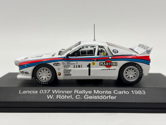 1/43 1983 Lancia 037 - Monte Carlo Rally - Rohrl / Geistdorfer - CMR | Model Rally Car