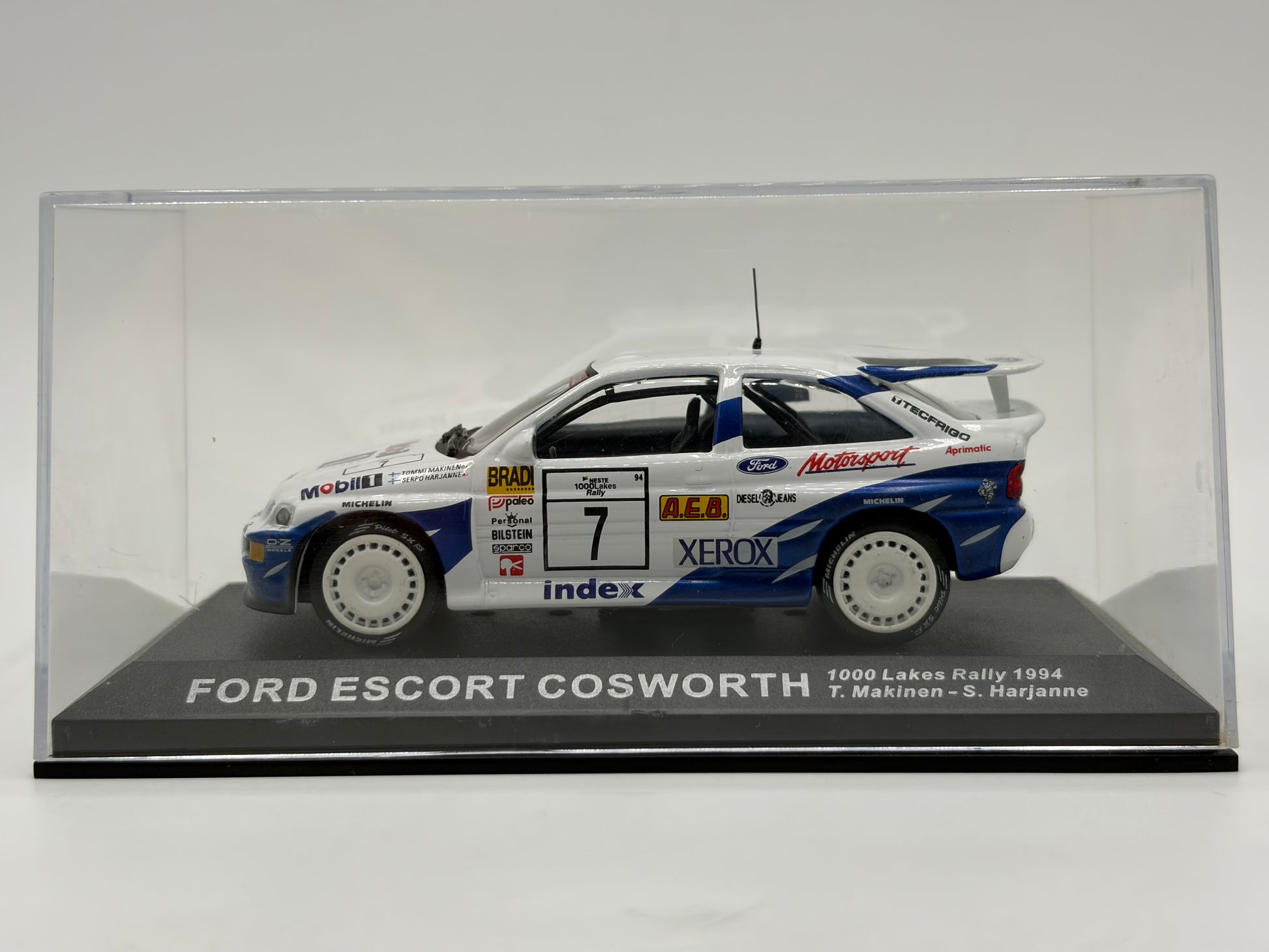 1/43 1994 Ford Escort Cosworth - 1000 Lakes Rally - Makinen / Harjanne | Model Rally Car