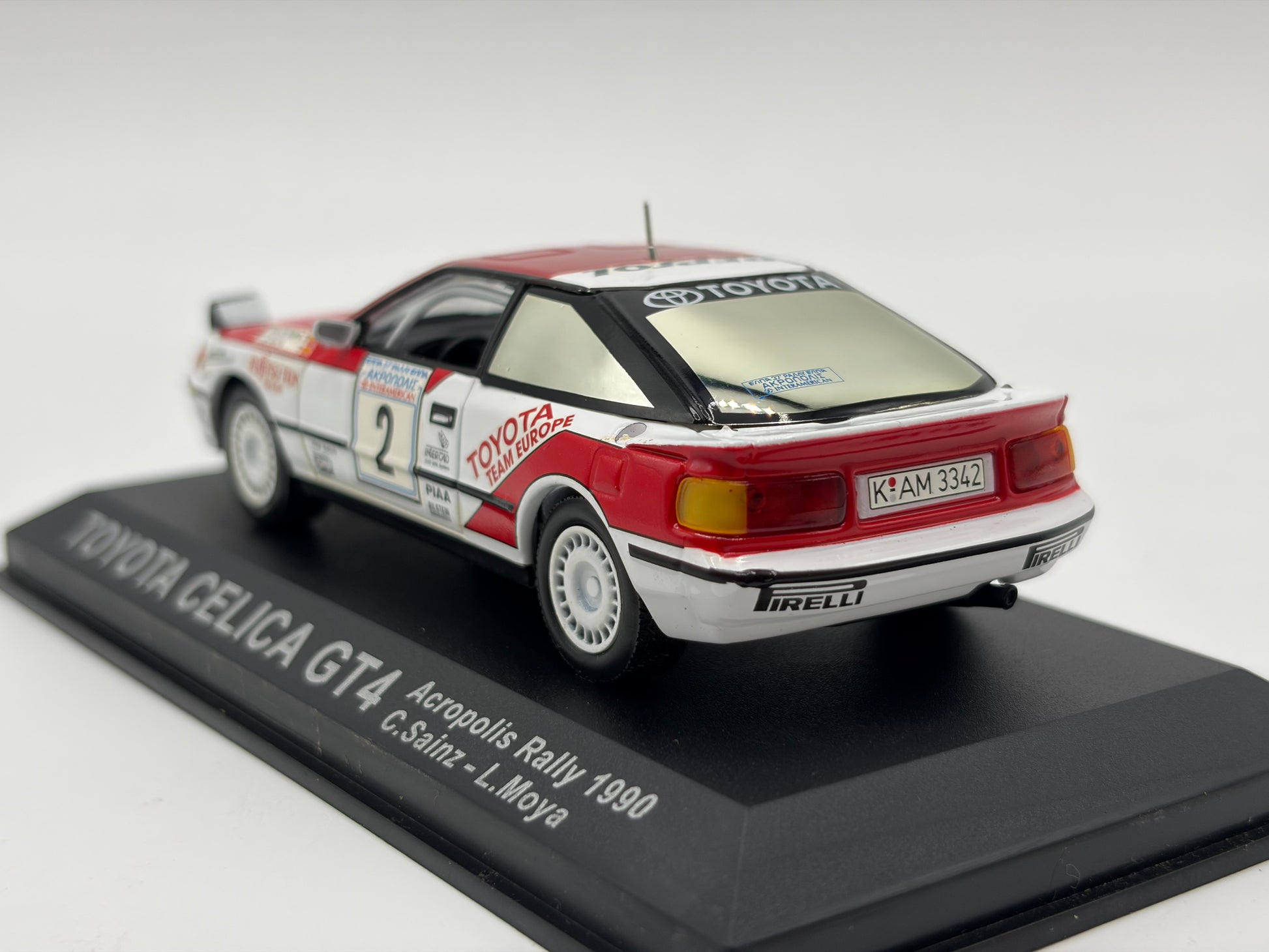 1/43 1990 Toyota Celica GT4 - Acropolis Rally - Sainz / Moya | Model Rally Car