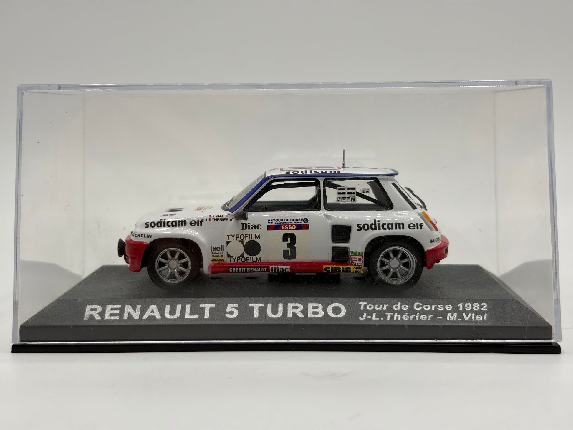 1/43 1982 Renault 5 Turbo - Tour de Corse - Therier / Vial | Model Rally Car