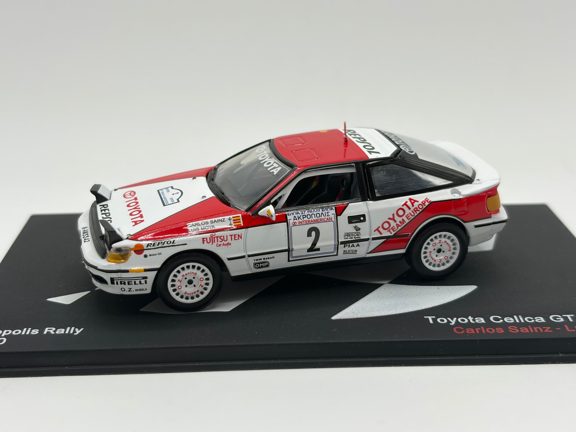 1/43 1990 Toyota Celica GT4 - Rally Acropolis - Sainz / Moya | Model Rally Car