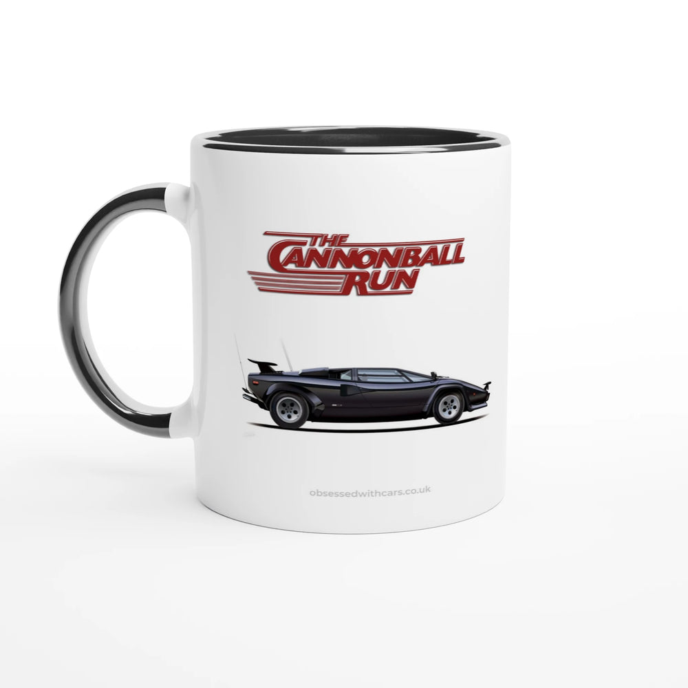 Cannonball Run Countach Mug | TV & Movie Car Mugs