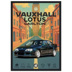 363 Vauxhall Lotus Carlton Poster - Abstract Collection