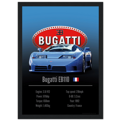 280 Bugatti EB110 Poster - Accent Collection