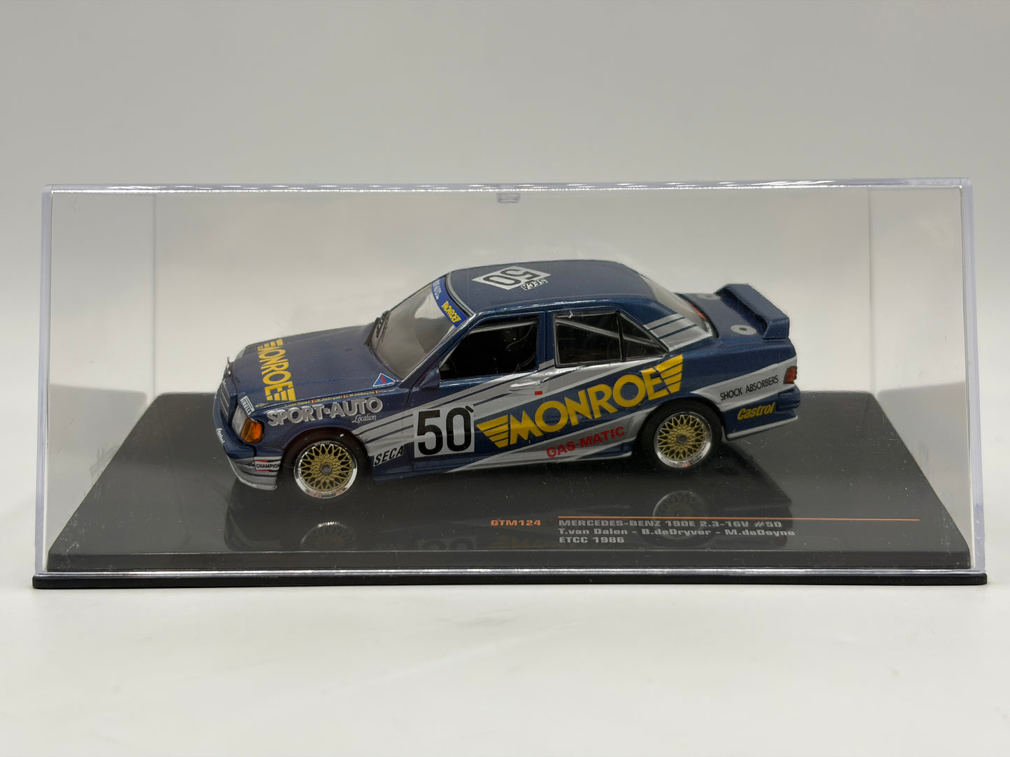 1/43 1986 Mercedes 190E 2.3-16 - ETCC - van Dalen / De Dryver / de Deyne | Model Car