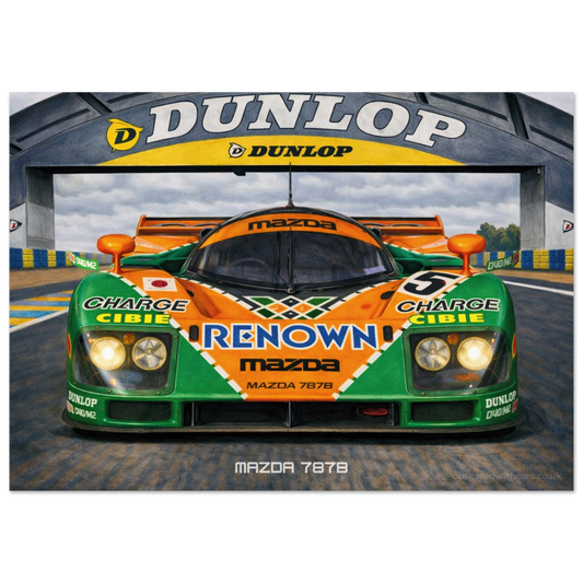 Mazda 787B Poster - Le Mans Legends Collection