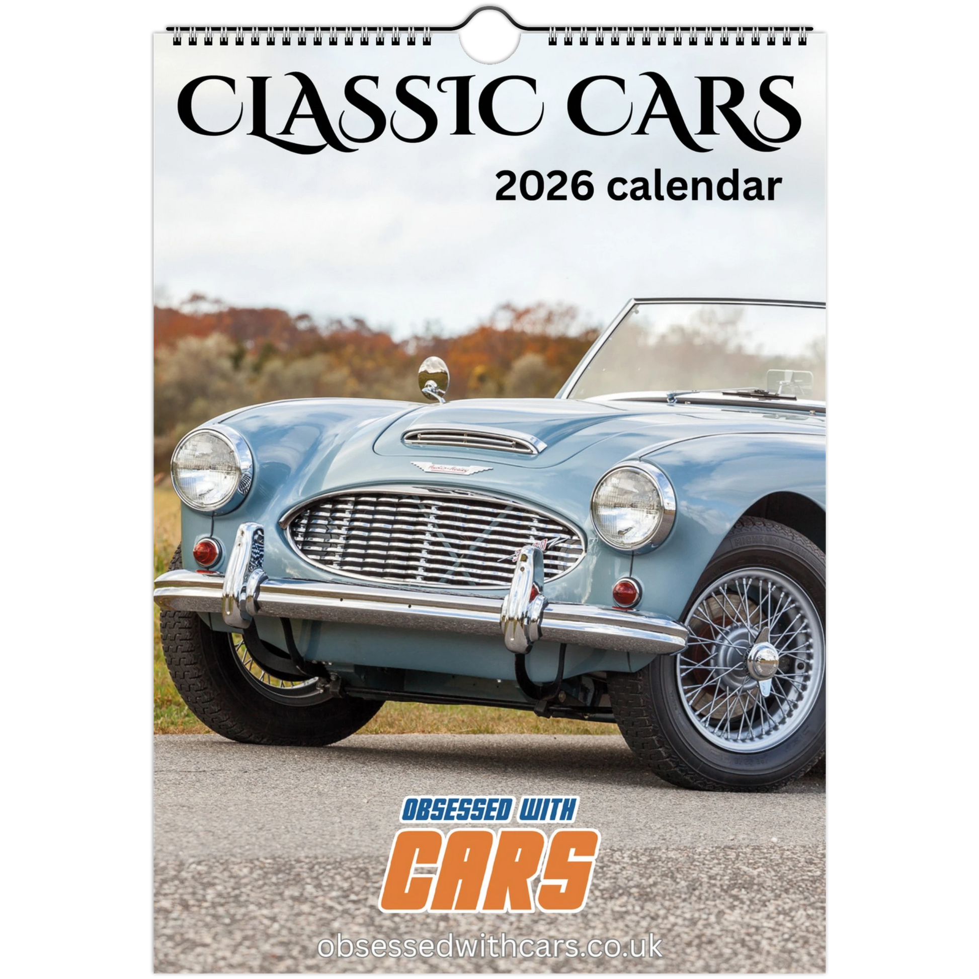 Classic Cars Calendar 2026