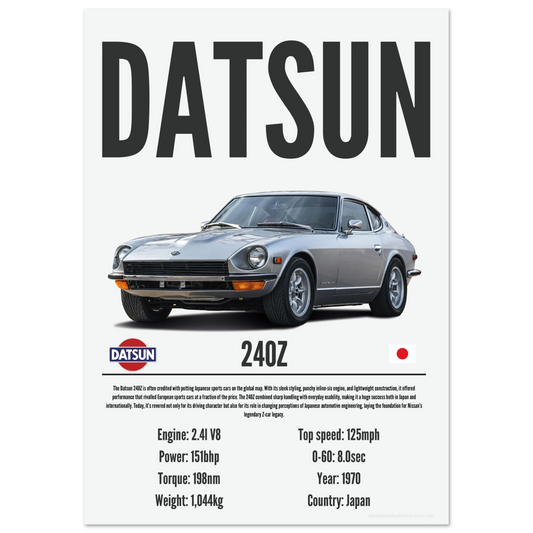 Datsun 240Z Poster - Precision Collection
