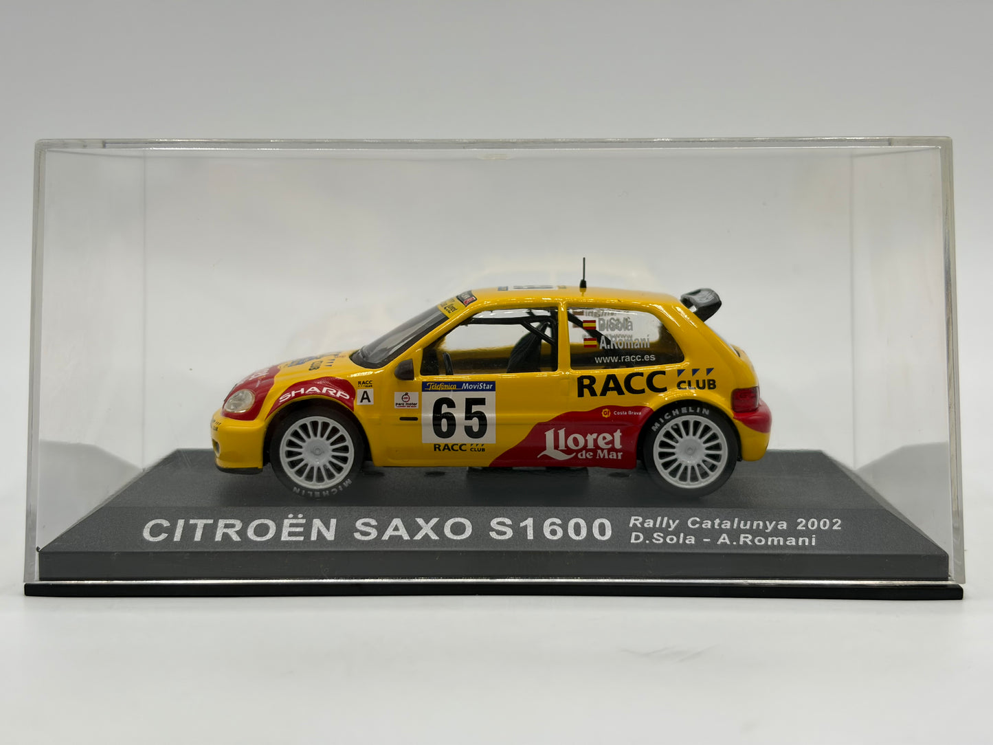 1/43 2002 Citroen Saxo S1600 - Rally of Catalunya - Sola / Romani | Model Rally Car