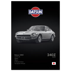 403 Datsun 240Z Poster - Monochrome Collection