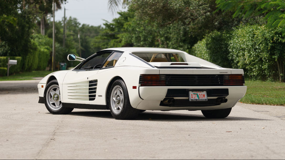 AIF OOM - Miami Vice Crockett's Ferrari Testarossa | License Plate