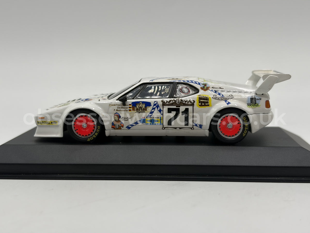 1/43 1981 BMW M1 - Danner / Bayern / Oberndorfer - Minichamps | Model Le Mans Car