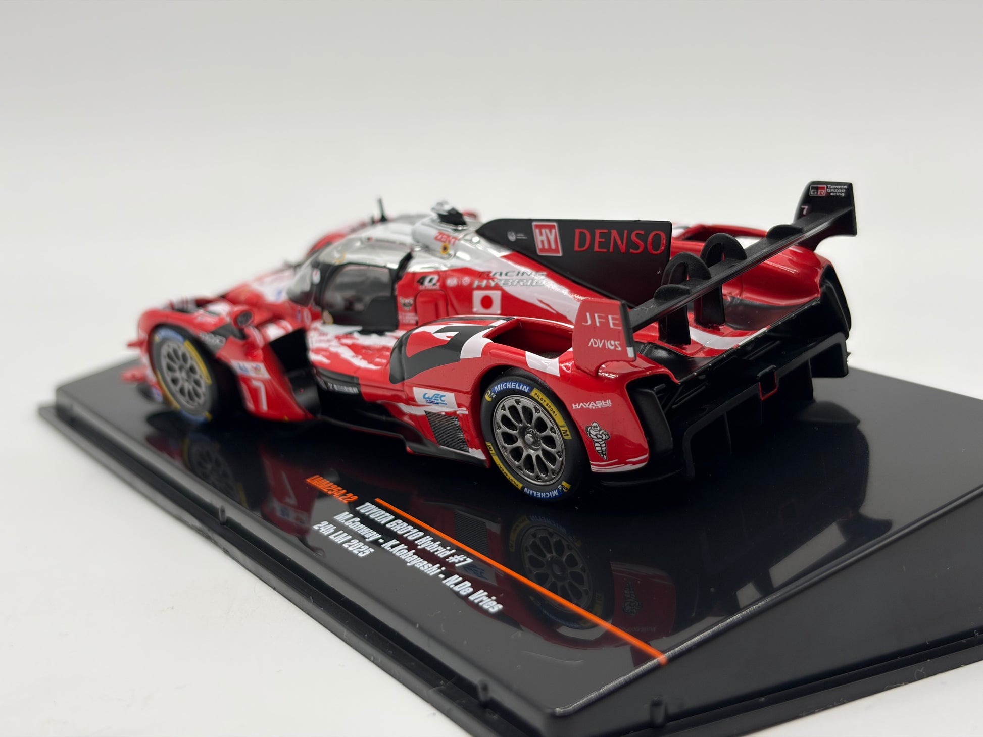 1/43 2025 Toyota GR010 Hybrid - Conway / Kobayashi / De Vries - IXO | Model Le Mans Car